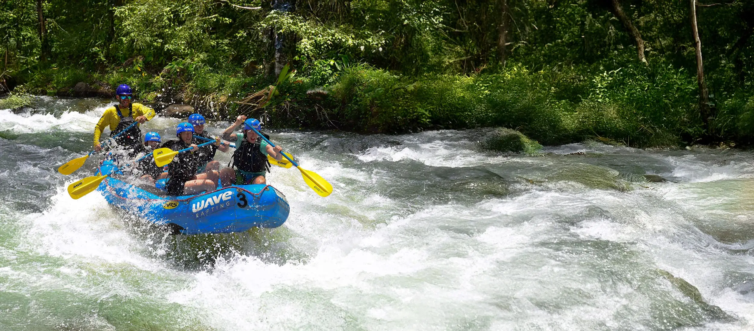 Rafting en el río Toro, Arenal Fortuna, Costa Rica